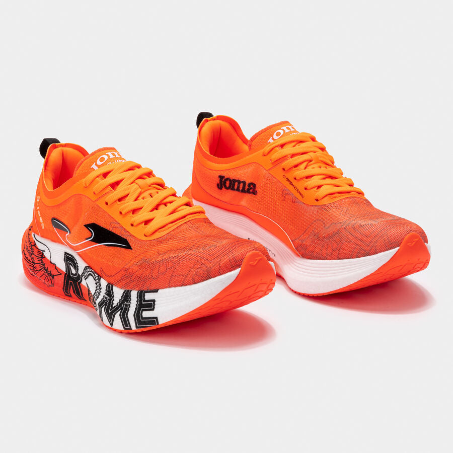Zapatillas running R1000 25 Maratón De Roma unisex naranja