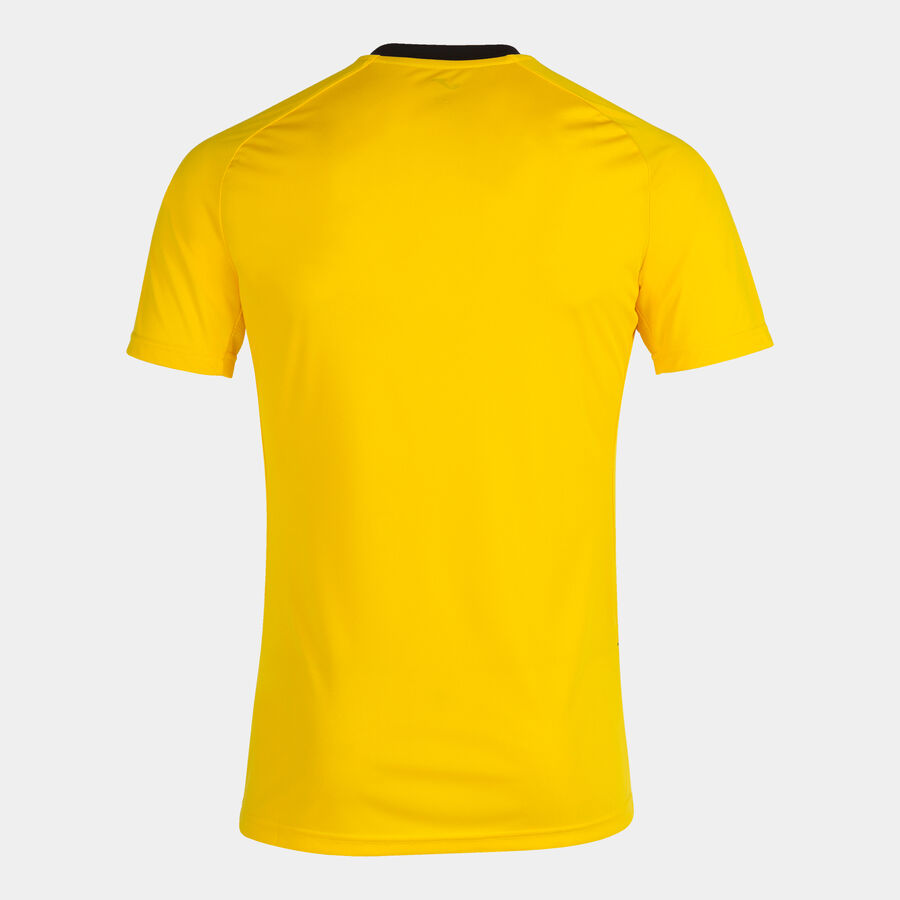 Camiseta manga corta hombre Tiger III rojo amarillo flúor