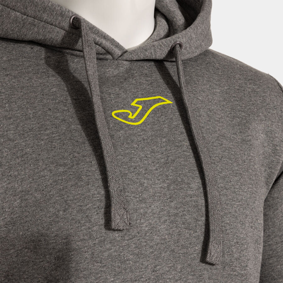 Sudadera con capucha hombre University gris melange