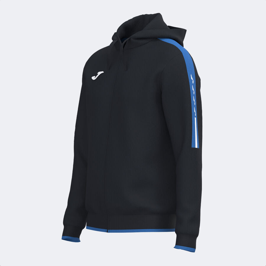 Chaqueta con capucha hombre Olimpiada gris melange negro