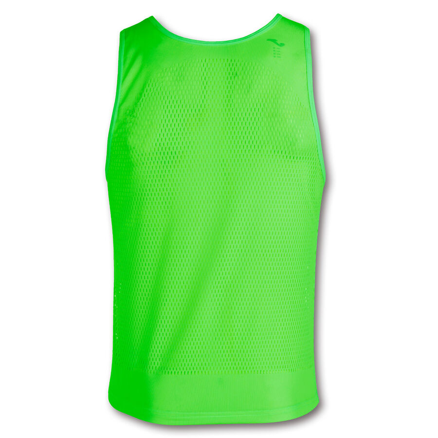 Camiseta sin mangas hombre Marathon naranja flúor