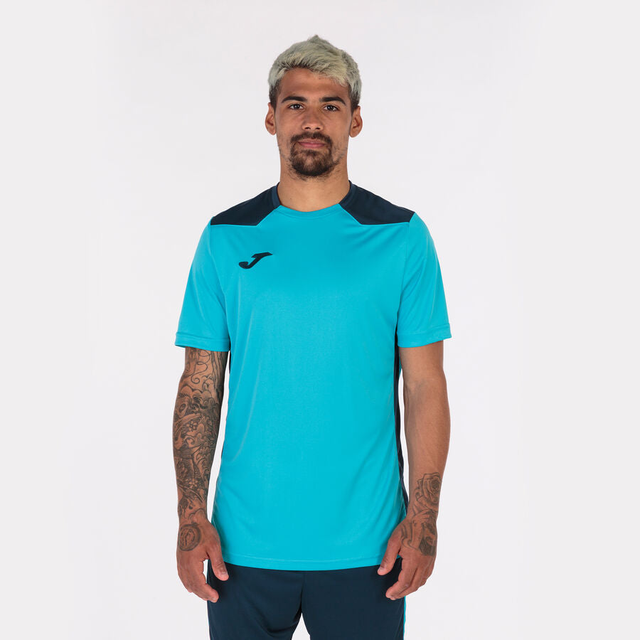 Camiseta manga corta hombre Championship VI blanco gris