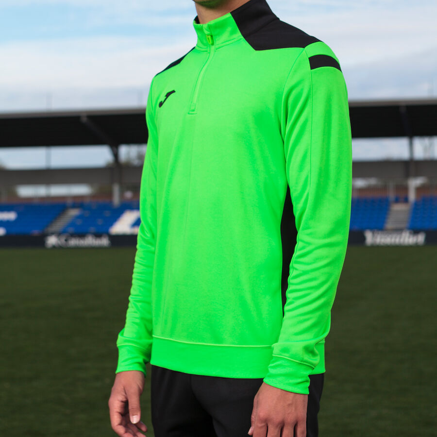 Sudadera hombre Championship VI verde flúor negro