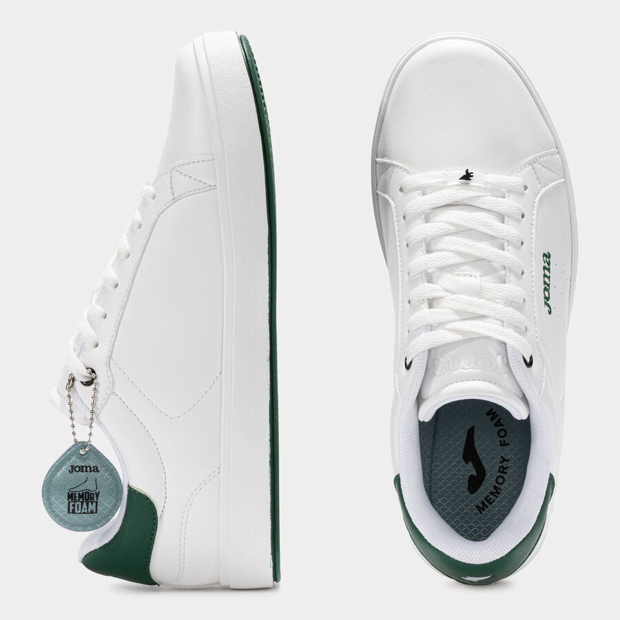 Zapatillas casual Classic Men 25 hombre blanco verde