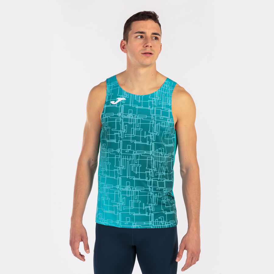 Camiseta tirantes hombre Elite VIII negro