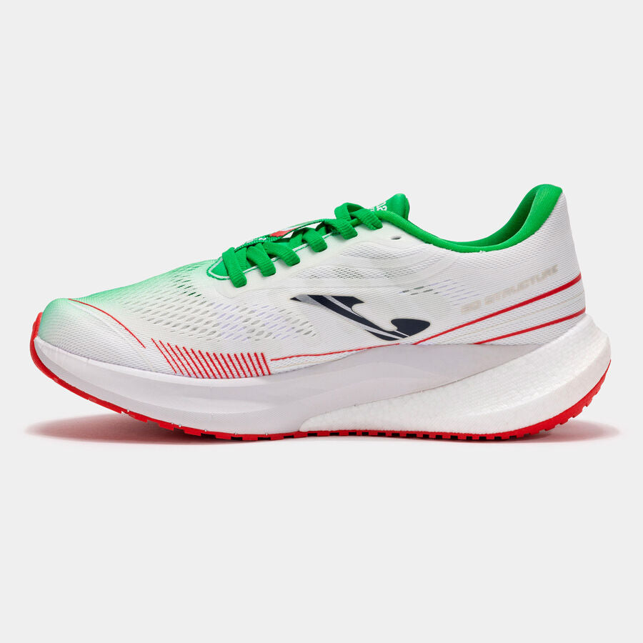 Zapatillas running R.2000 Italia 24 unisex verde rojo