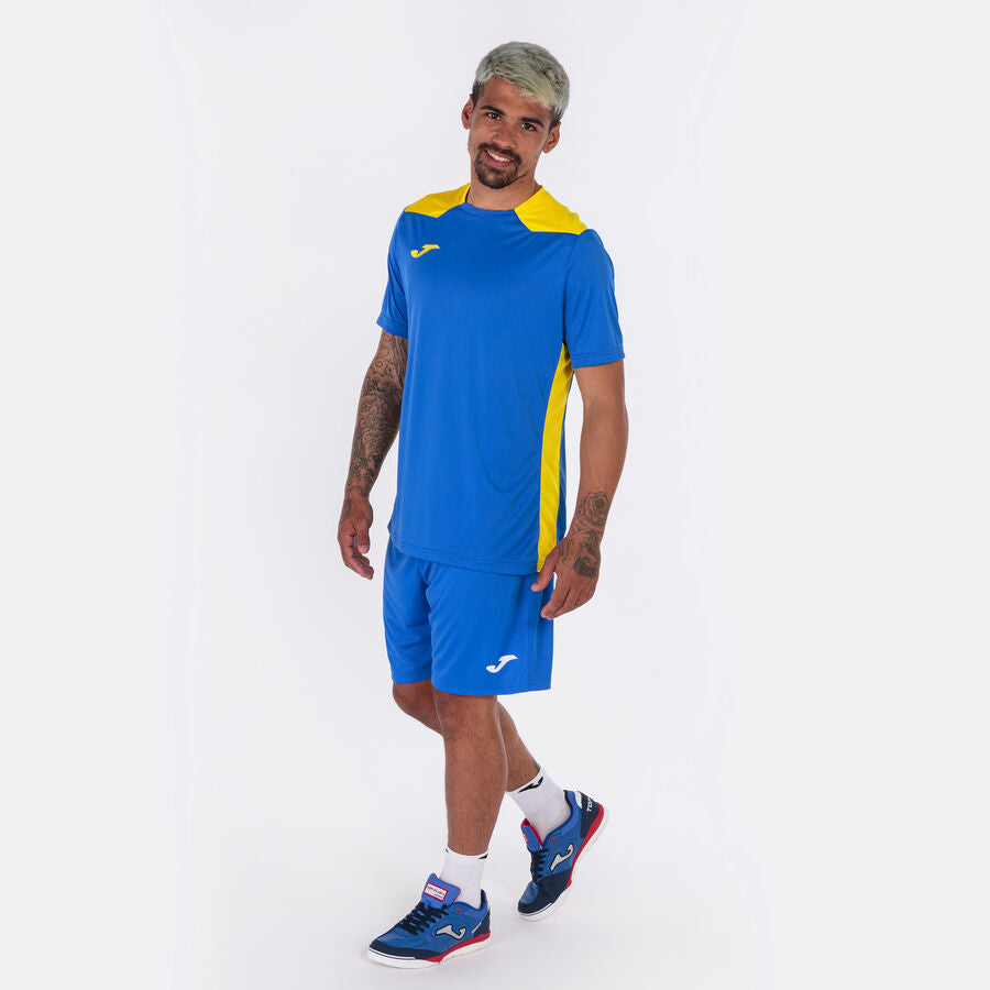 Camiseta manga corta hombre Championship VI blanco gris