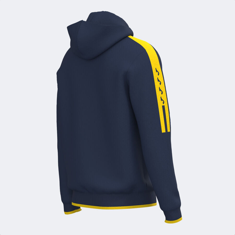 Chaqueta con capucha hombre Olimpiada gris melange negro