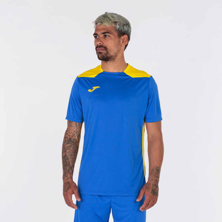 Camiseta manga corta hombre Championship VI blanco gris