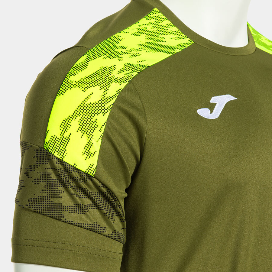 Camiseta manga corta hombre Championship VIII verde flúor