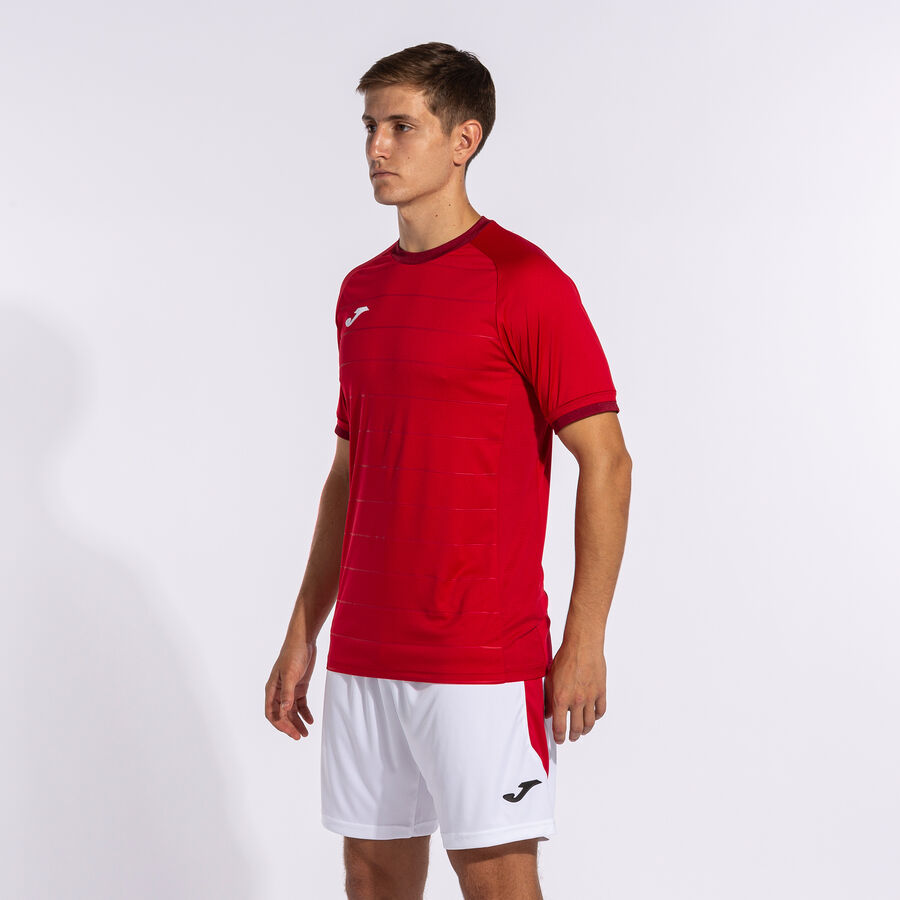 Short hombre Glasgow rojo blanco