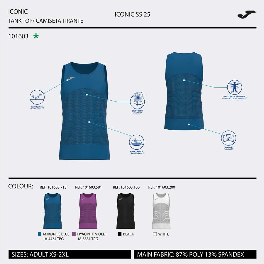 Camiseta sin mangas hombre Marathon naranja flúor