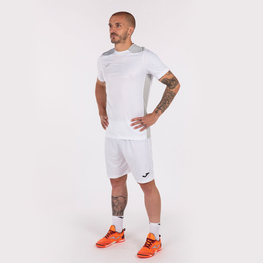 Camiseta manga corta hombre Championship VI blanco gris