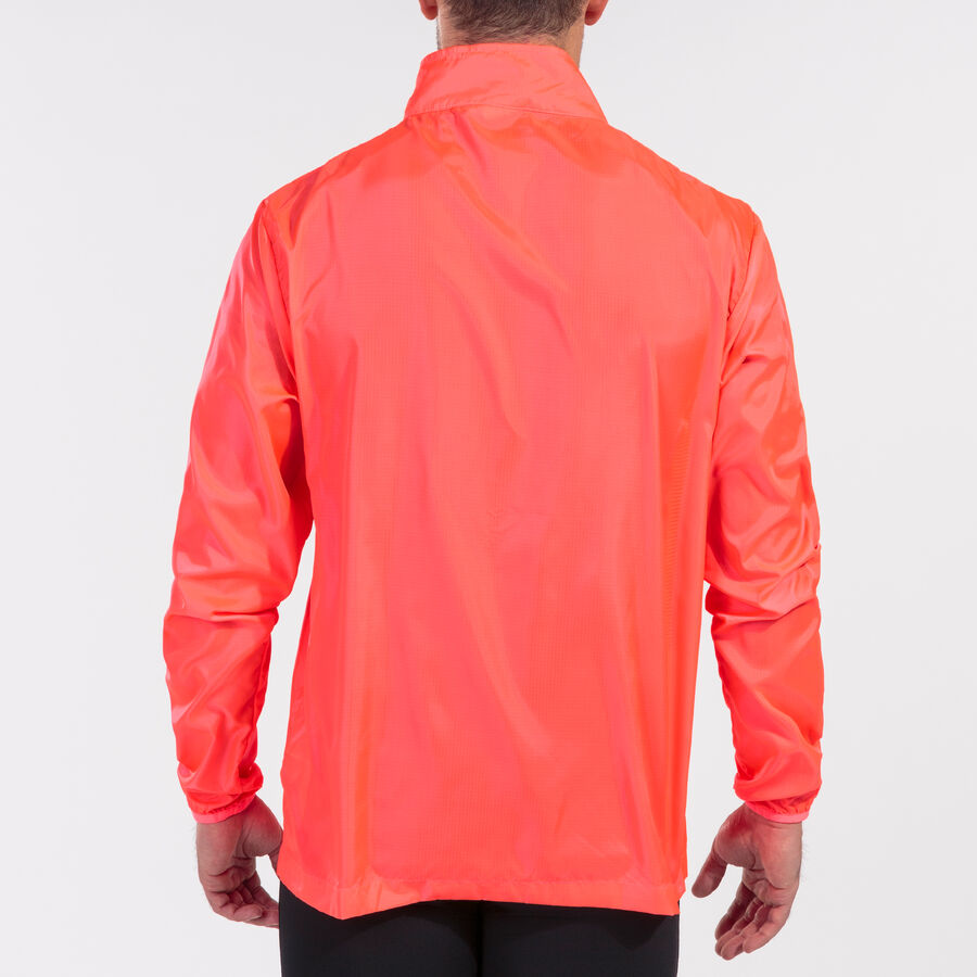 Cortavientos hombre Elite VII coral flúor