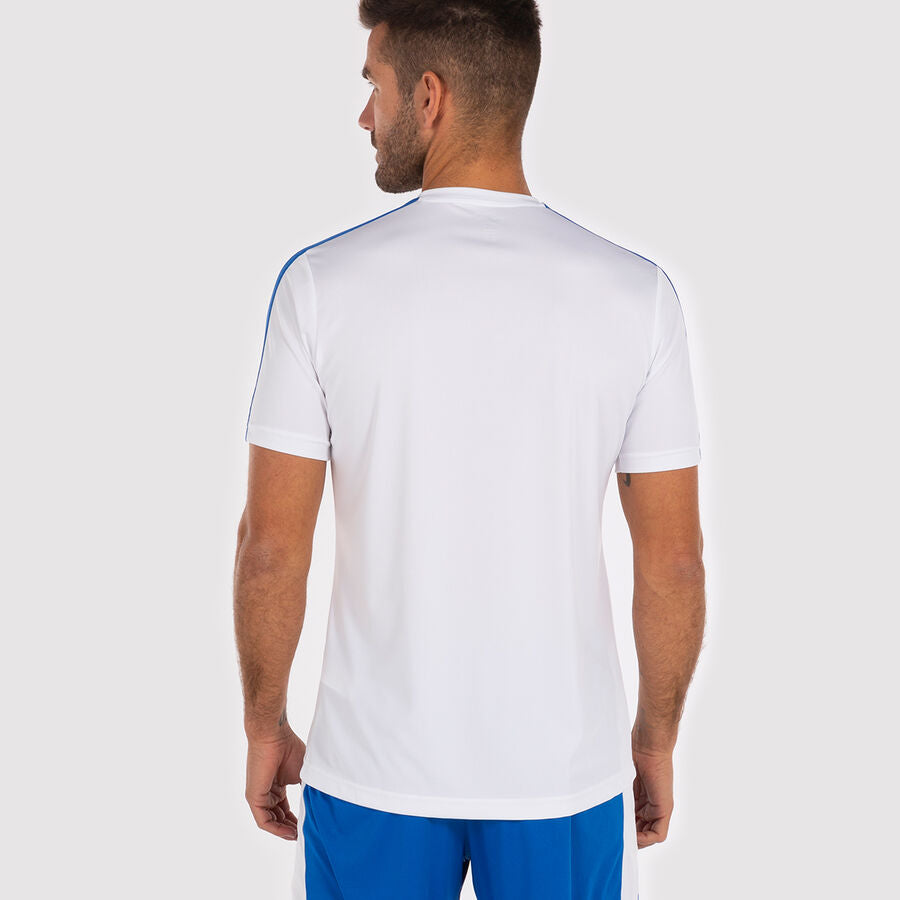 Camiseta manga corta hombre Academy III verde blanco