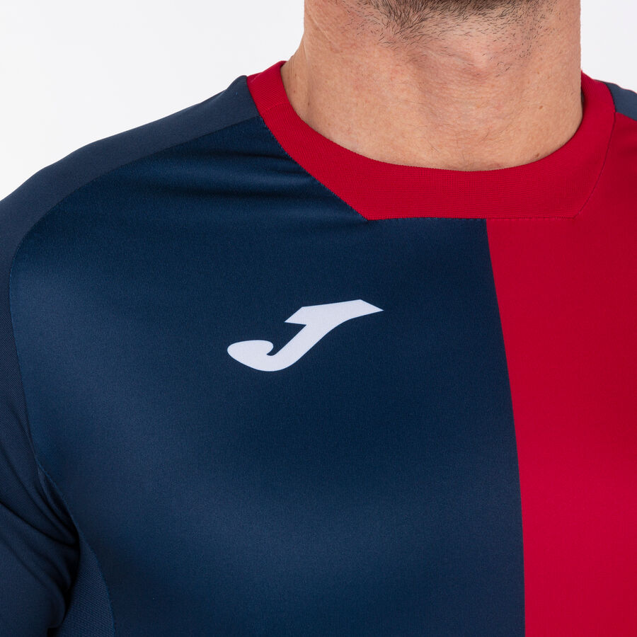 Camiseta manga corta hombre City marino rojo