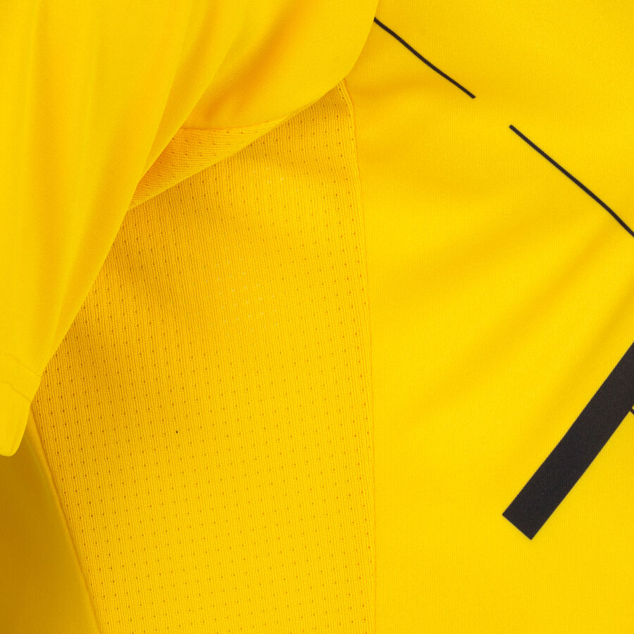 Camiseta manga corta hombre Tiger III rojo amarillo flúor