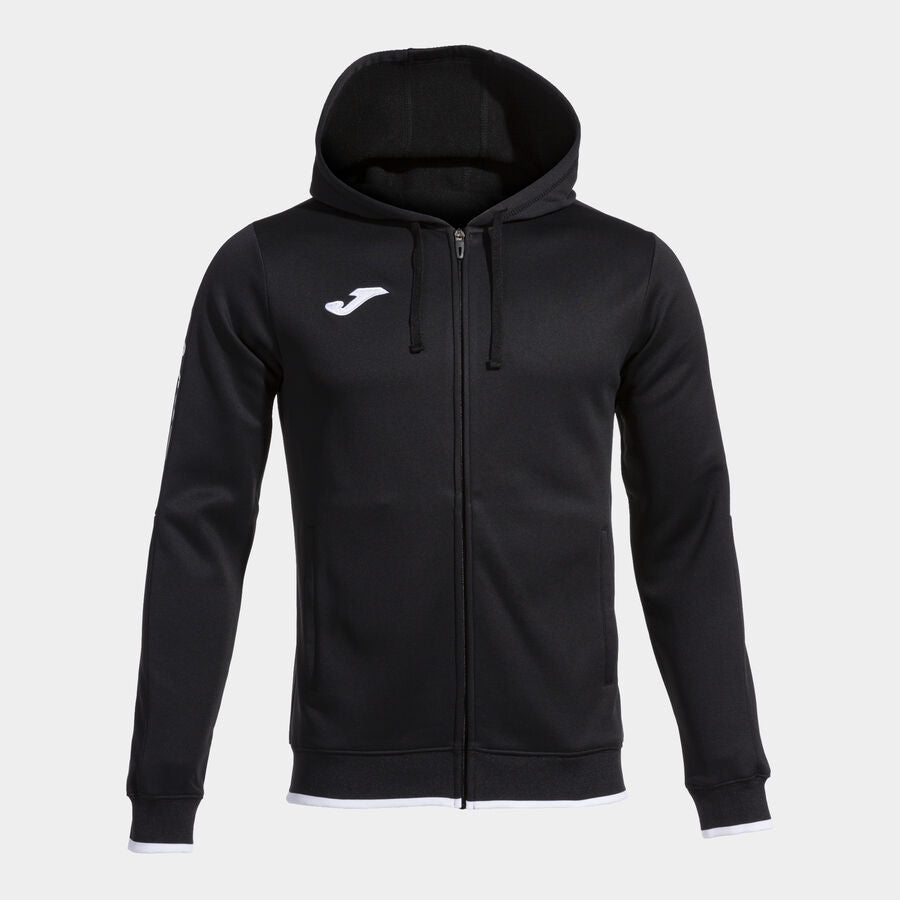 Chaqueta con capucha hombre Olimpiada gris melange negro