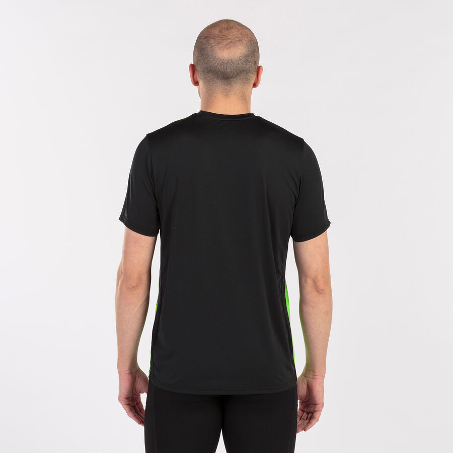 Camiseta manga corta hombre Elite VIII marino amarillo flúor