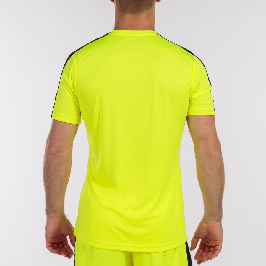 Camiseta manga corta hombre Academy III verde blanco