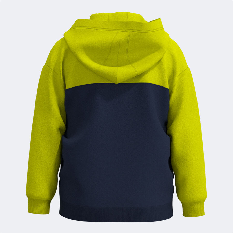 Sudadera con capucha niño Park marino gris melange