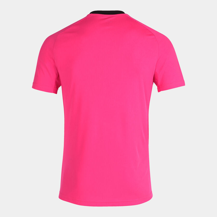 Camiseta manga corta hombre Tiger III rojo amarillo flúor