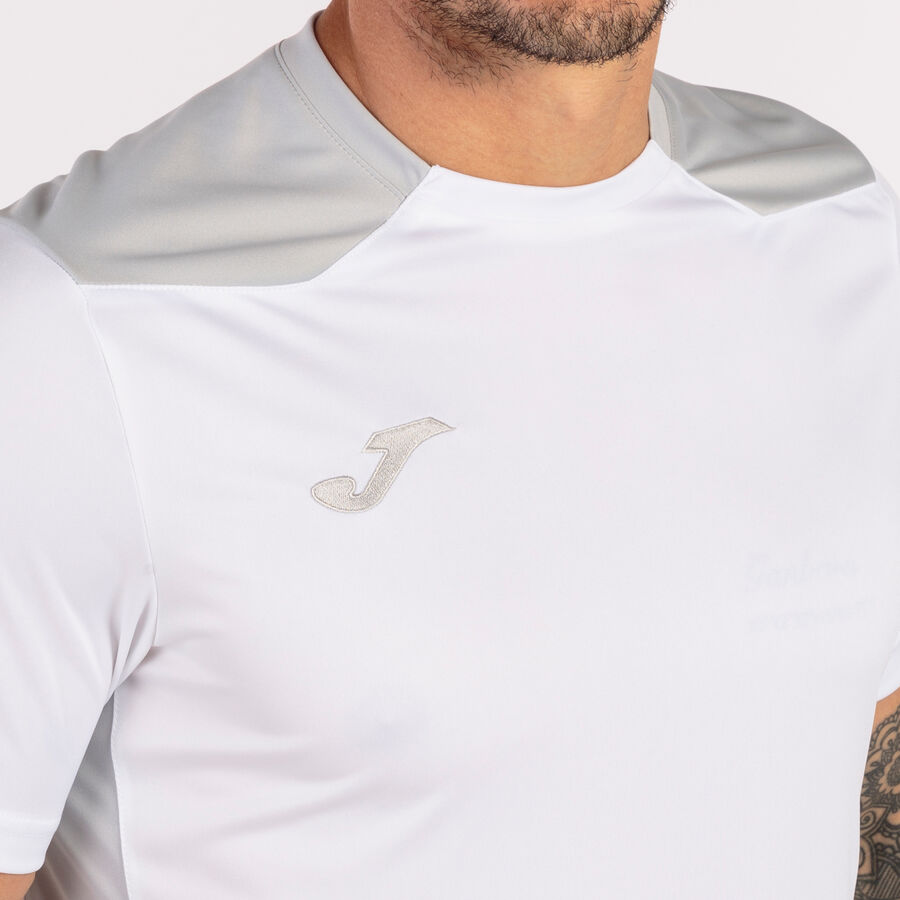 Camiseta manga corta hombre Championship VI blanco gris