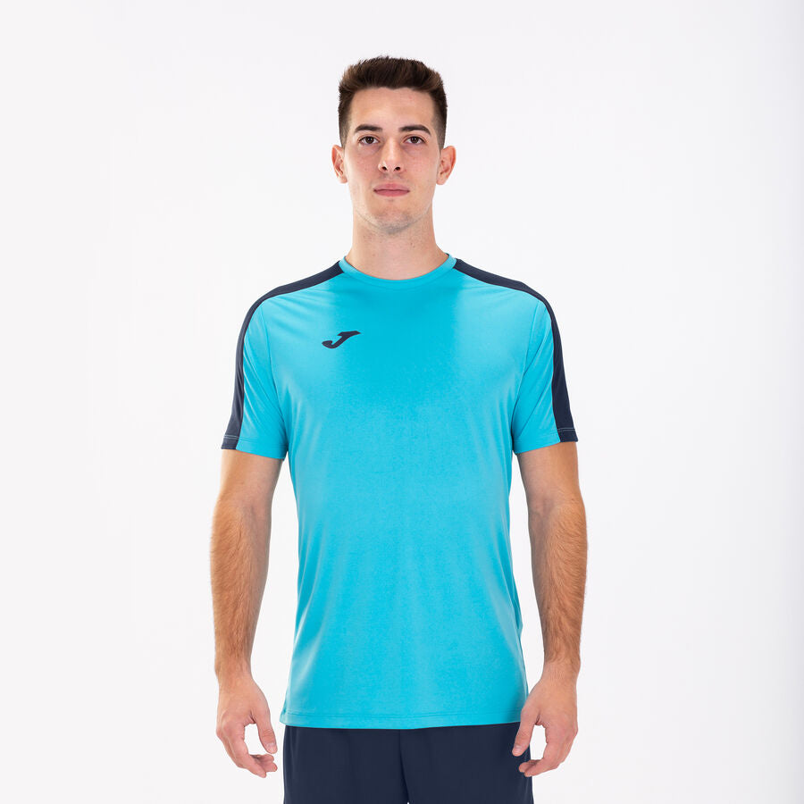 Camiseta manga corta hombre Academy III verde blanco