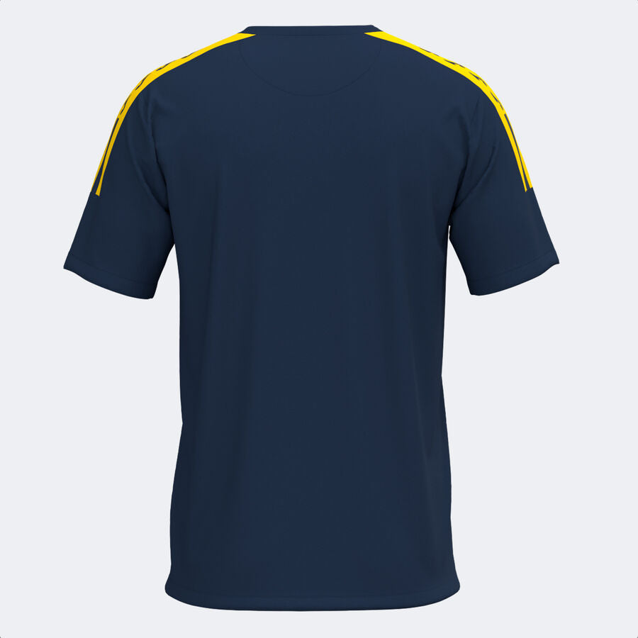 Camiseta manga corta hombre Olimpiada gris melange negro