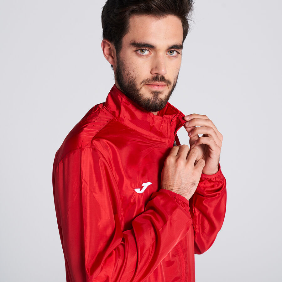 Cortavientos hombre Elite VII coral flúor