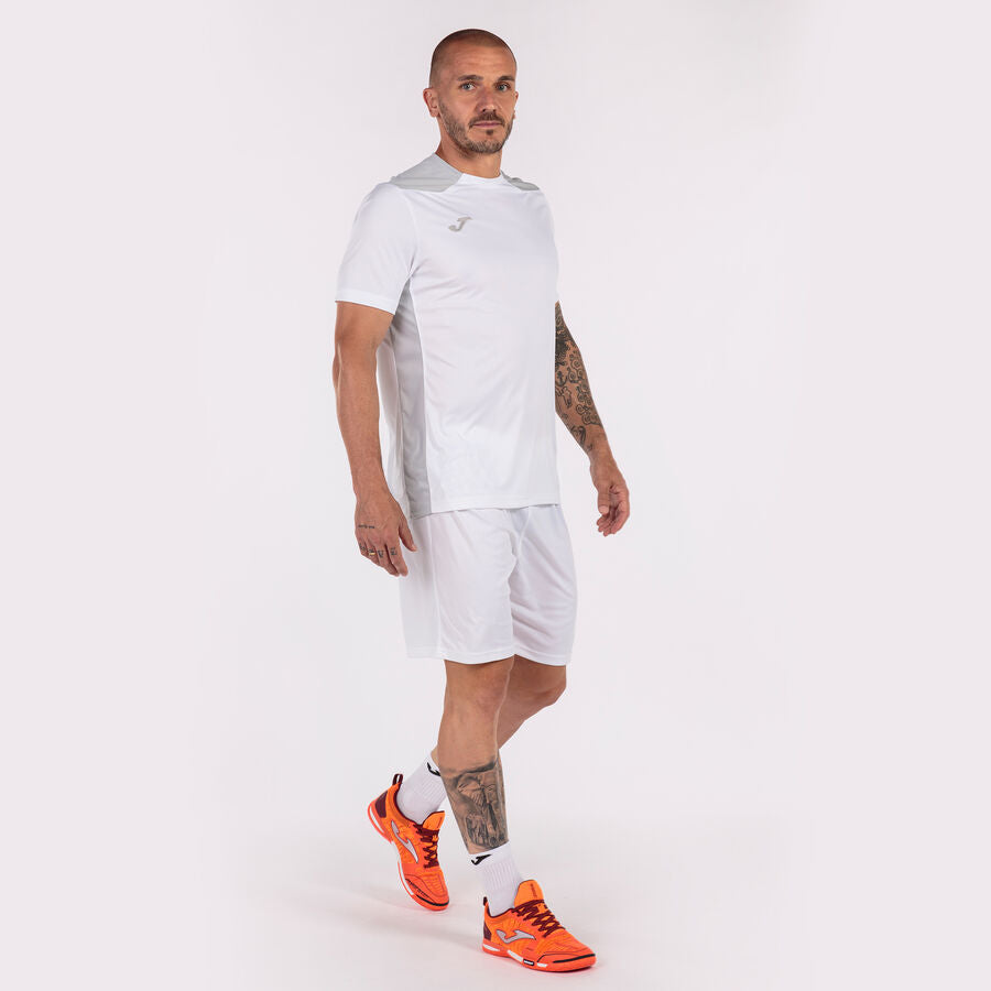 Camiseta manga corta hombre Championship VI blanco gris
