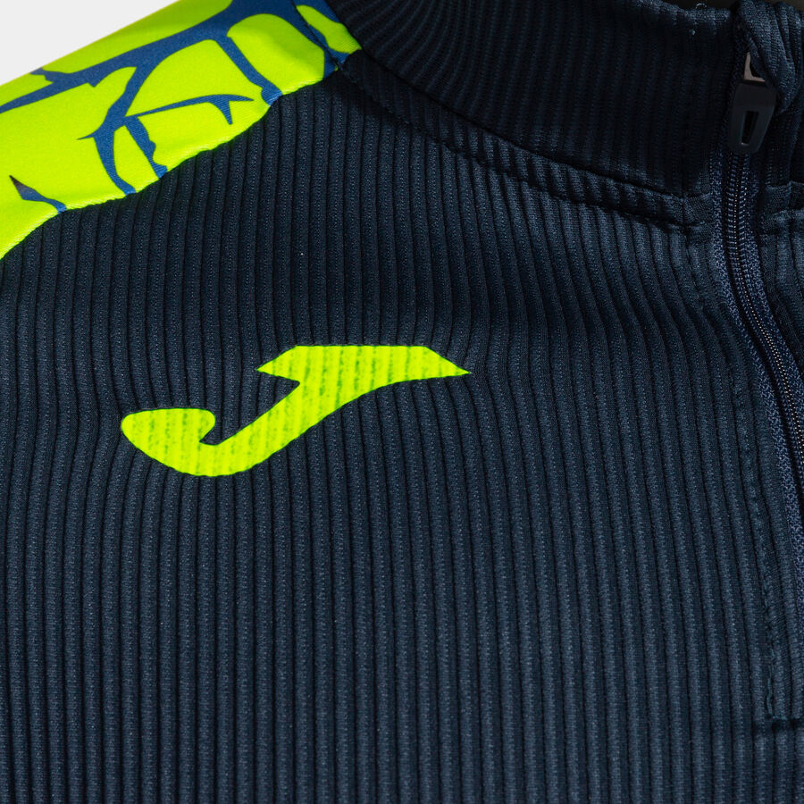 Sudadera hombre Elite IX negro verde flúor