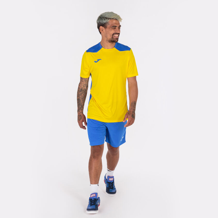 Camiseta manga corta hombre Championship VI blanco gris