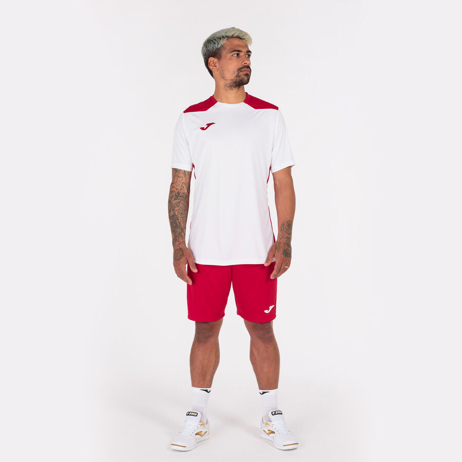 Camiseta manga corta hombre Championship VI blanco gris