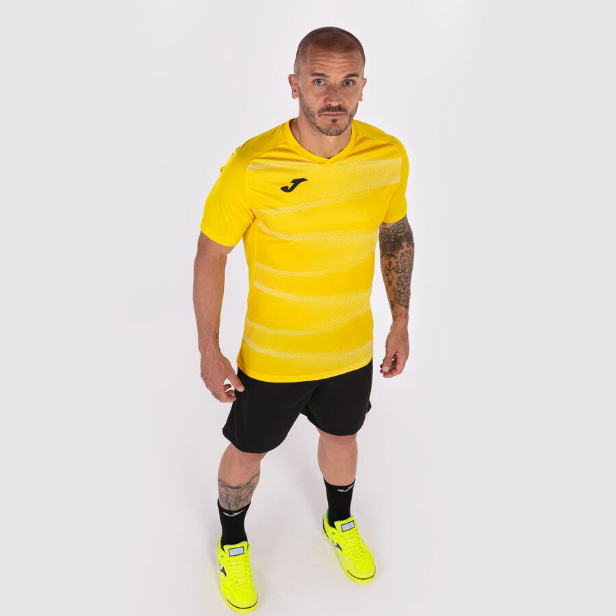 Camiseta manga corta hombre Grafity II amarillo