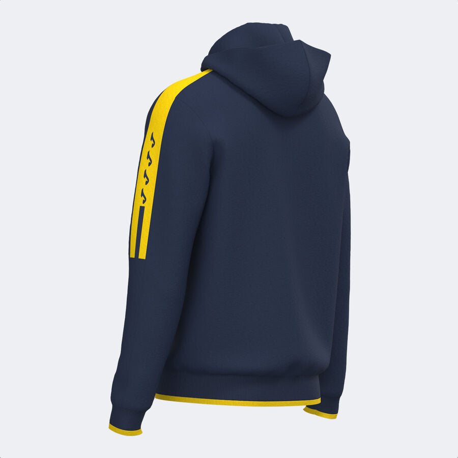 Chaqueta con capucha hombre Olimpiada gris melange negro