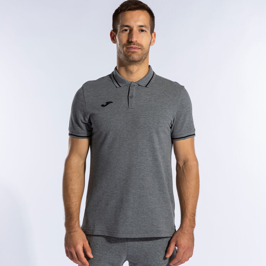 Polo manga corta hombre Confort II burdeos