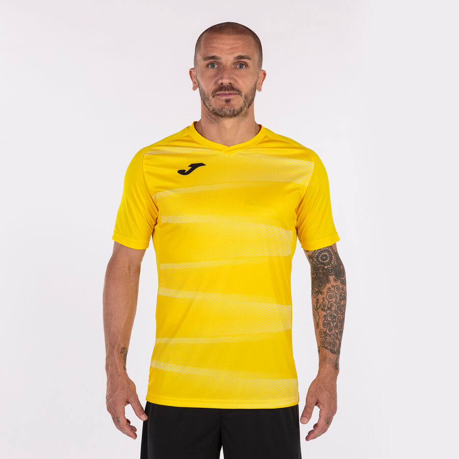 Camiseta manga corta hombre Grafity II amarillo