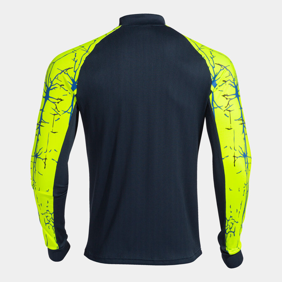 Sudadera hombre Elite IX negro verde flúor