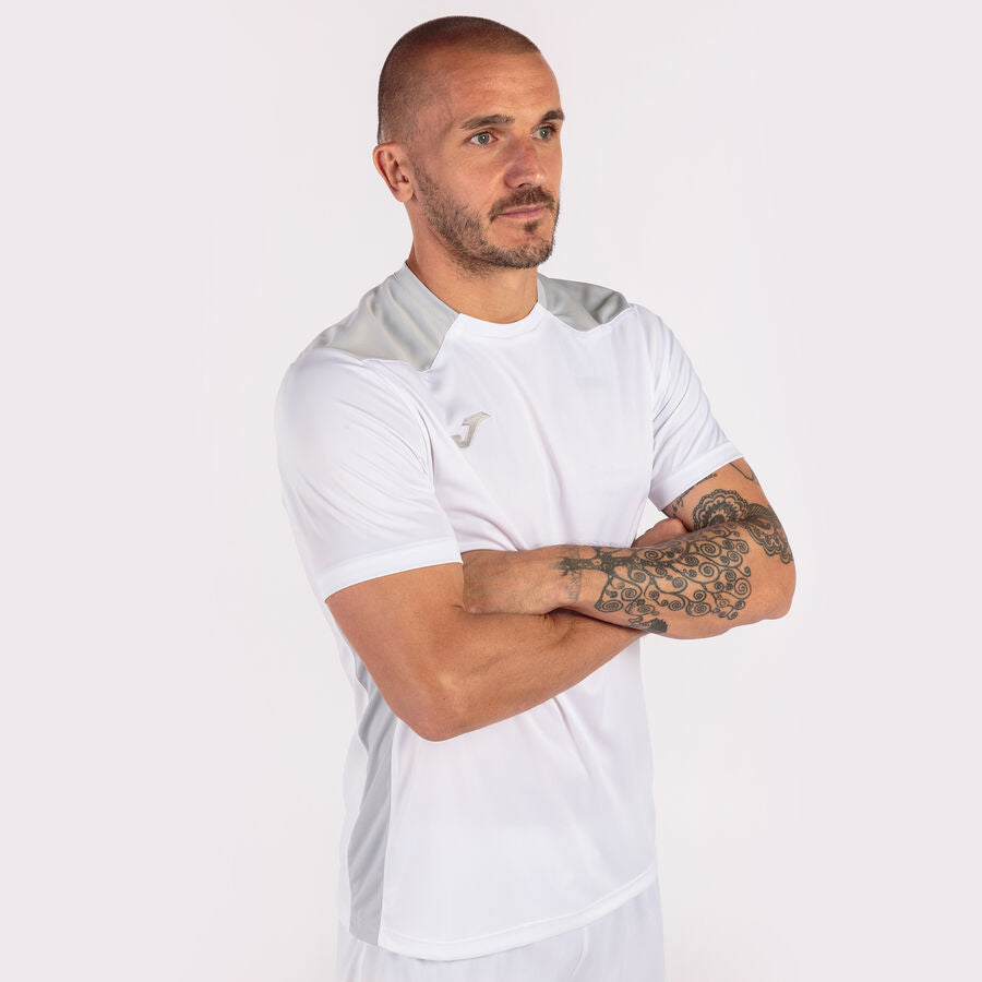 Camiseta manga corta hombre Championship VI blanco gris