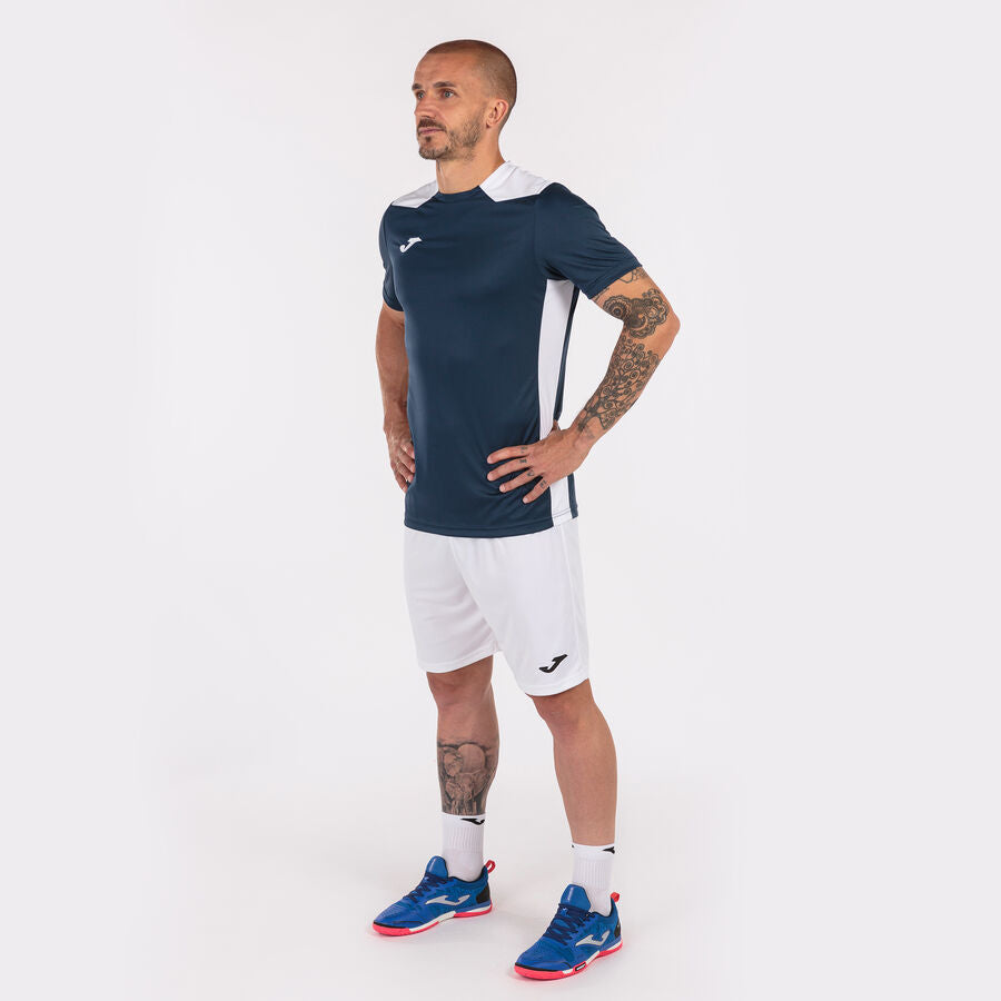 Camiseta manga corta hombre Championship VI blanco gris
