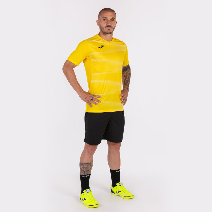 Camiseta manga corta hombre Grafity II amarillo