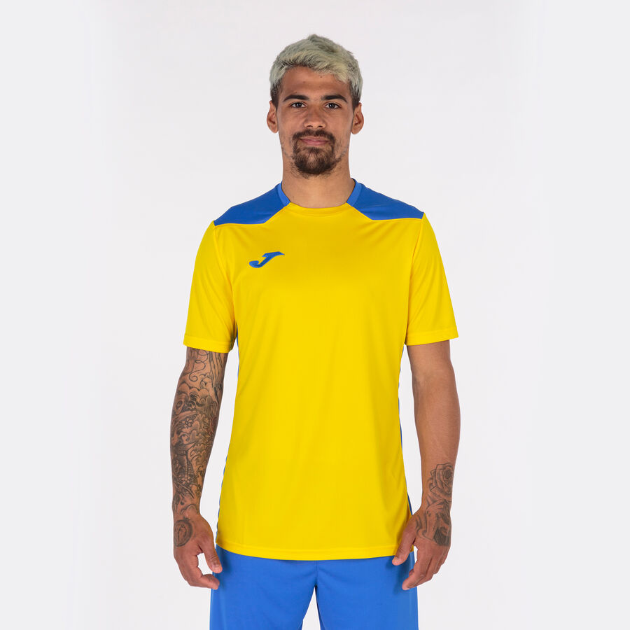 Camiseta manga corta hombre Championship VI blanco gris
