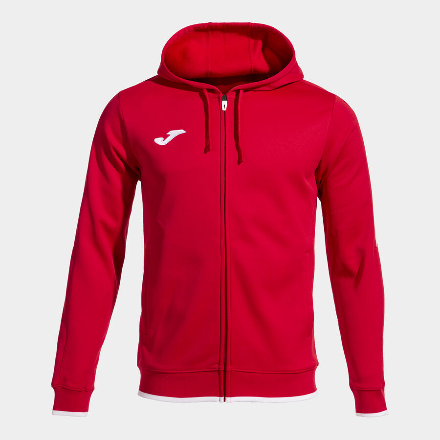 Chaqueta con capucha hombre Olimpiada gris melange negro