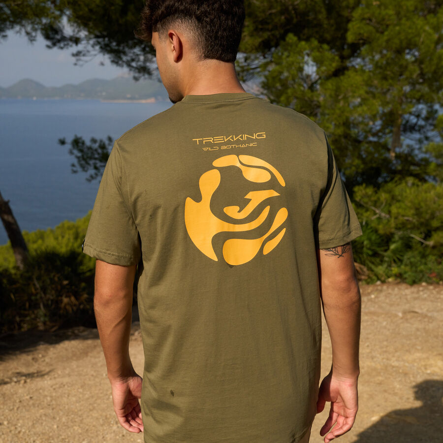 Camiseta manga corta hombre Desert verde