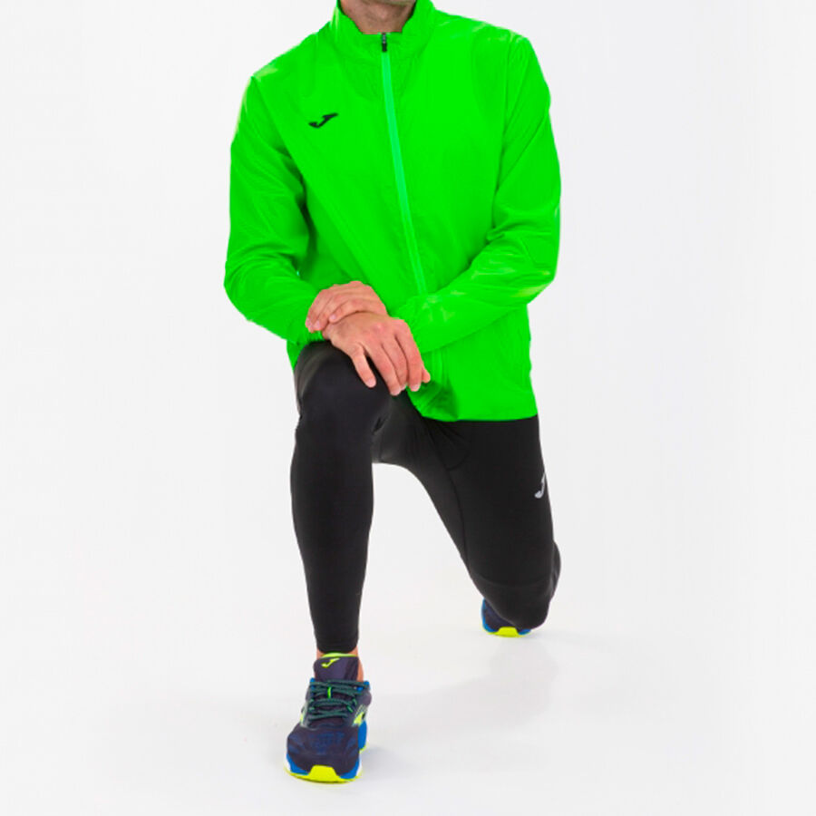 Cortavientos hombre Elite VII coral flúor