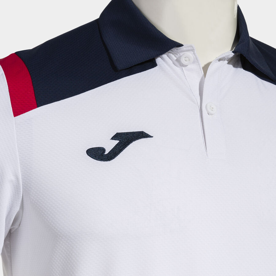 Polo manga corta hombre Toledo blanco marino