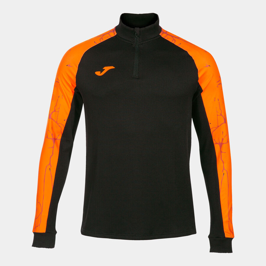 Sudadera hombre Elite IX negro verde flúor