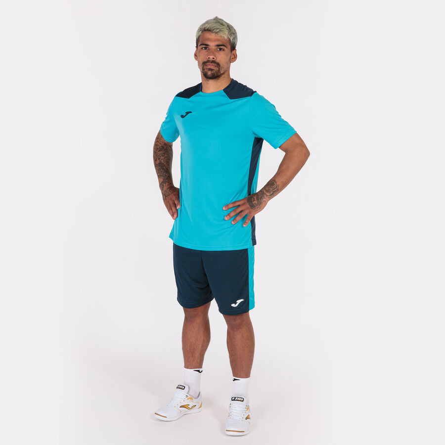 Camiseta manga corta hombre Championship VI blanco gris