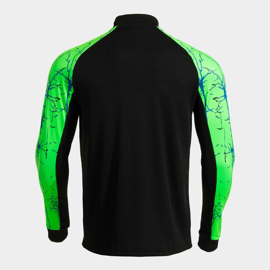 Sudadera hombre Elite IX negro verde flúor